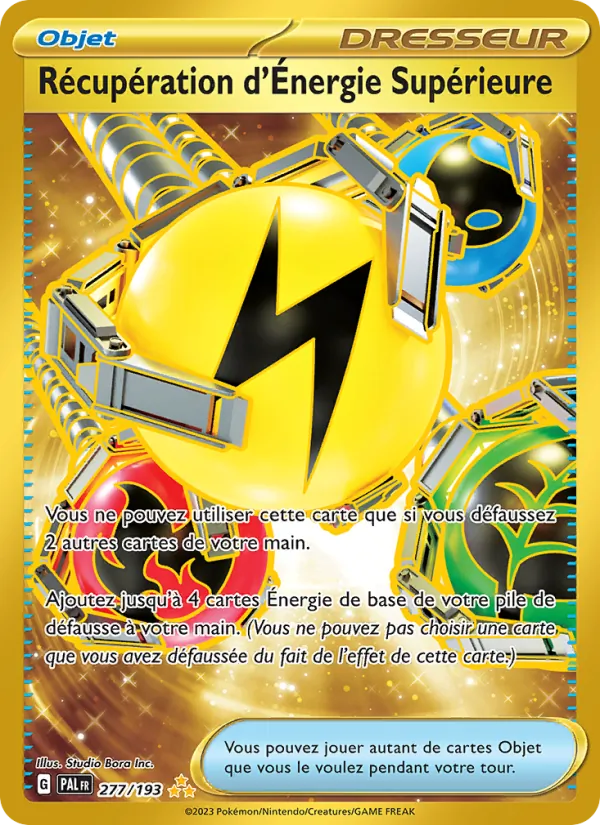 Récupération d'Énergie Supérieure (Évolutions à Paldea #277/193)
