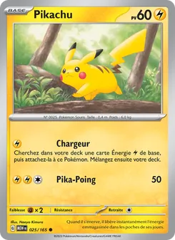 Pikachu (151 #025/165)