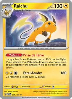 Raichu (151 #026/165)