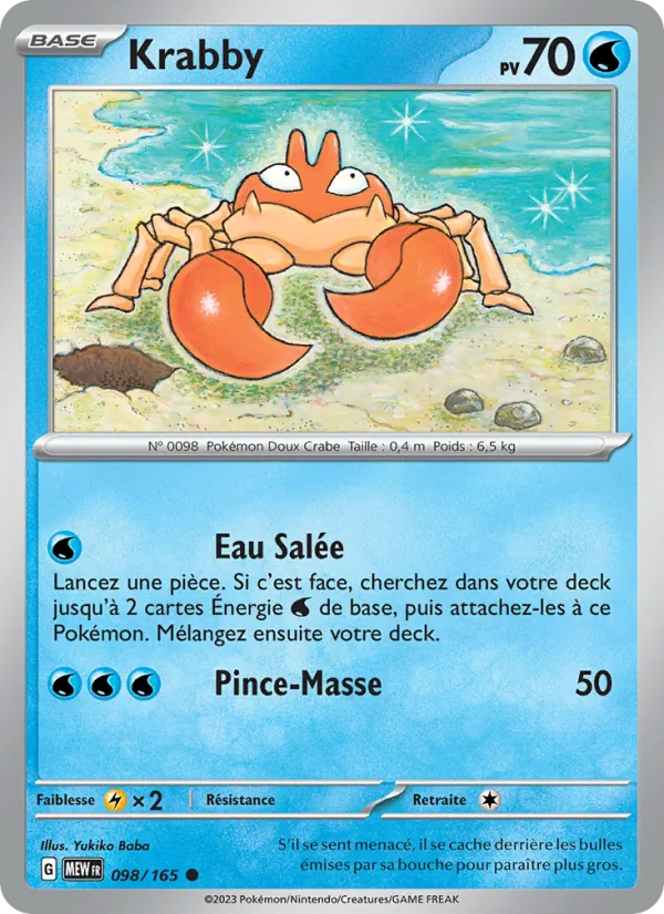 Krabby (151 #098/165)