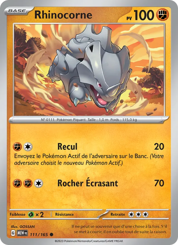 Rhinocorne (151 #111/165)
