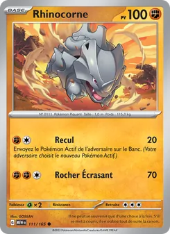 Rhinocorne (151 #111/165)