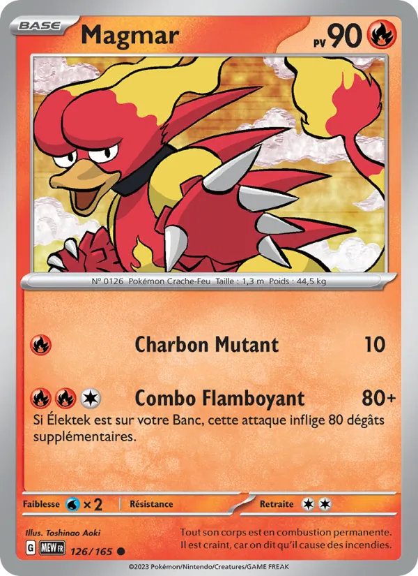Magmar (151 #126/165)