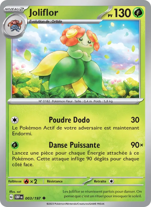 Joliflor (Flammes Obsidiennes #003/197)