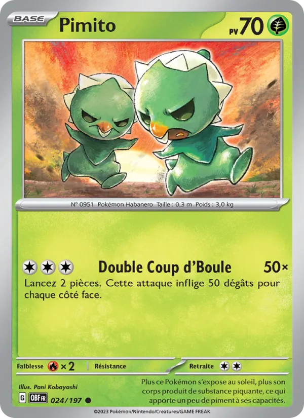 Pimito (Flammes Obsidiennes #024/197)