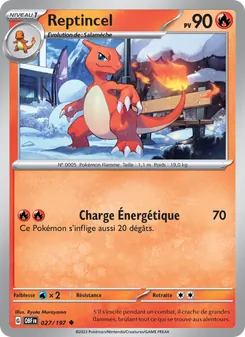 Reptincel (Flammes Obsidiennes #027/197)