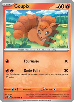Goupix (Flammes Obsidiennes #028/197)