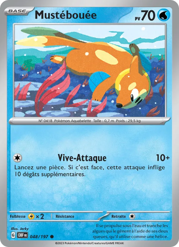 Mustébouée (Flammes Obsidiennes #048/197)