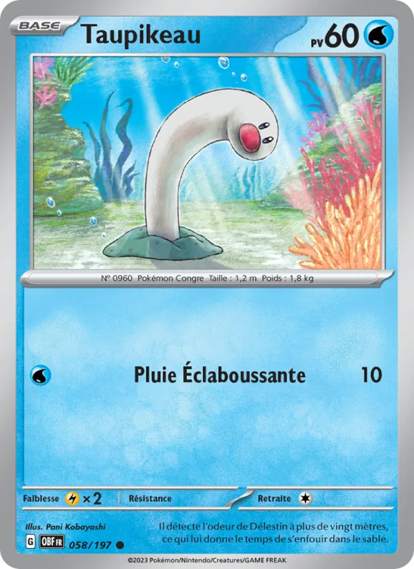 Taupikeau (Flammes Obsidiennes #058/197)