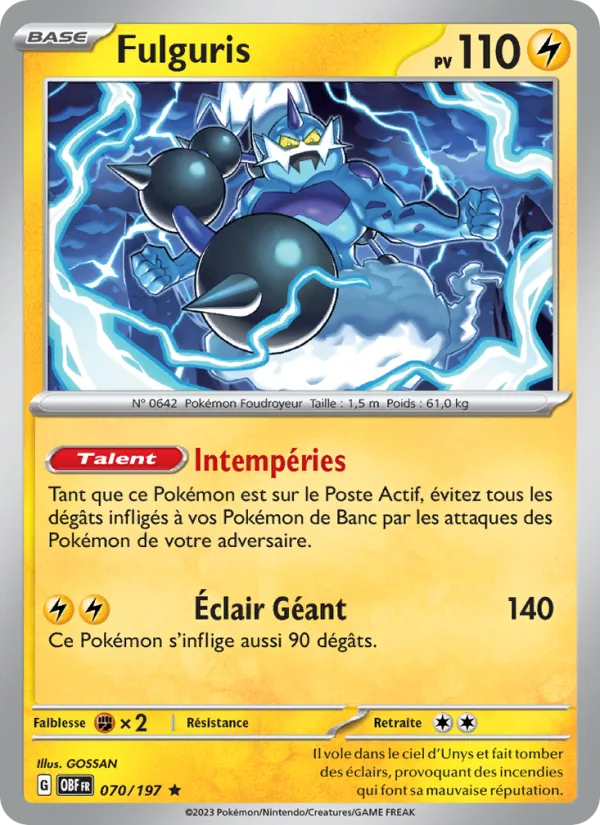 Fulguris (Flammes Obsidiennes #070/197)