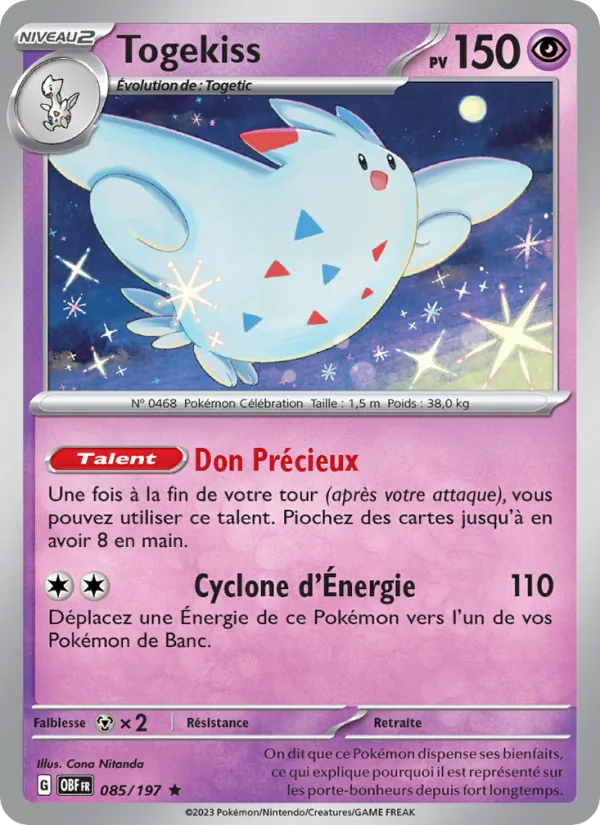 Togekiss (Flammes Obsidiennes #085/197)