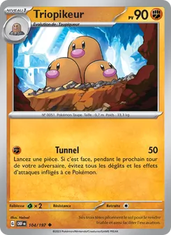 Triopikeur (Flammes Obsidiennes #104/197)