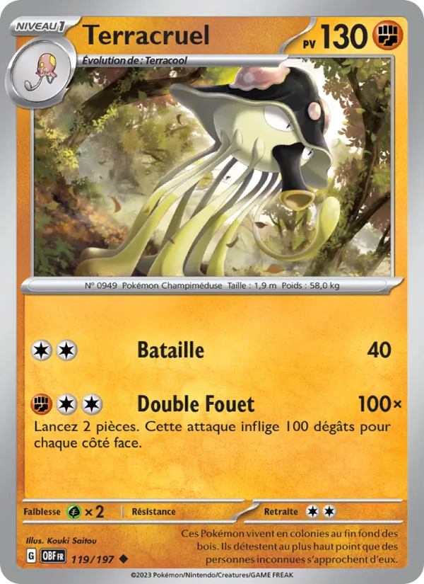 Terracruel (Obsidian Flames #119/197)