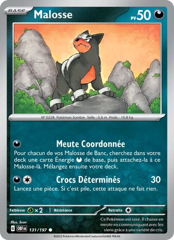 Malosse (Flammes Obsidiennes #131/197)