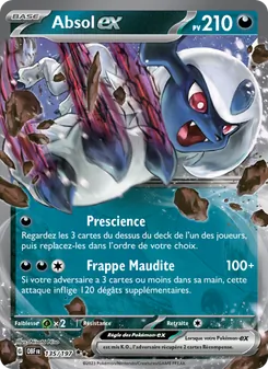Absol-ex (Flammes Obsidiennes #135/197)