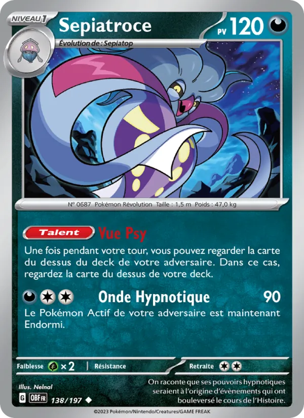 Sepiatroce (Flammes Obsidiennes #138/197)