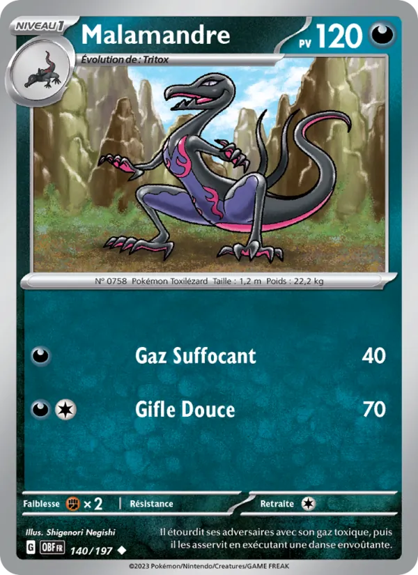 Malamandre (Flammes Obsidiennes #140/197)