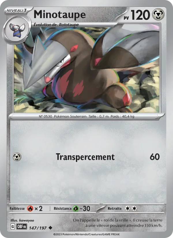 Minotaupe (Flammes Obsidiennes #147/197)
