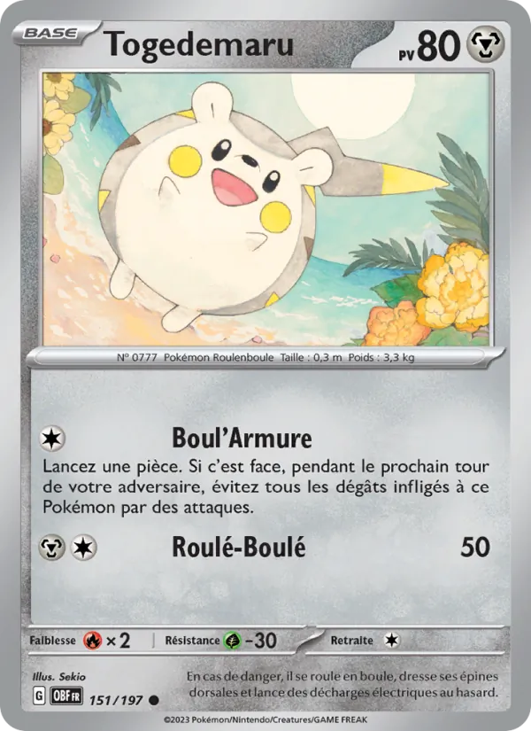 Togedemaru (Obsidian Flames #151/197)