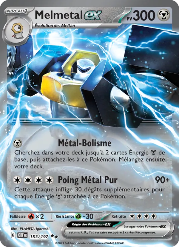 Melmetal-ex (Flammes Obsidiennes #153/197)