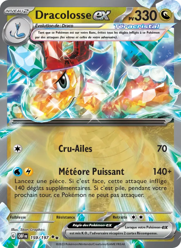 Dracolosse-ex (Flammes Obsidiennes #159/197)