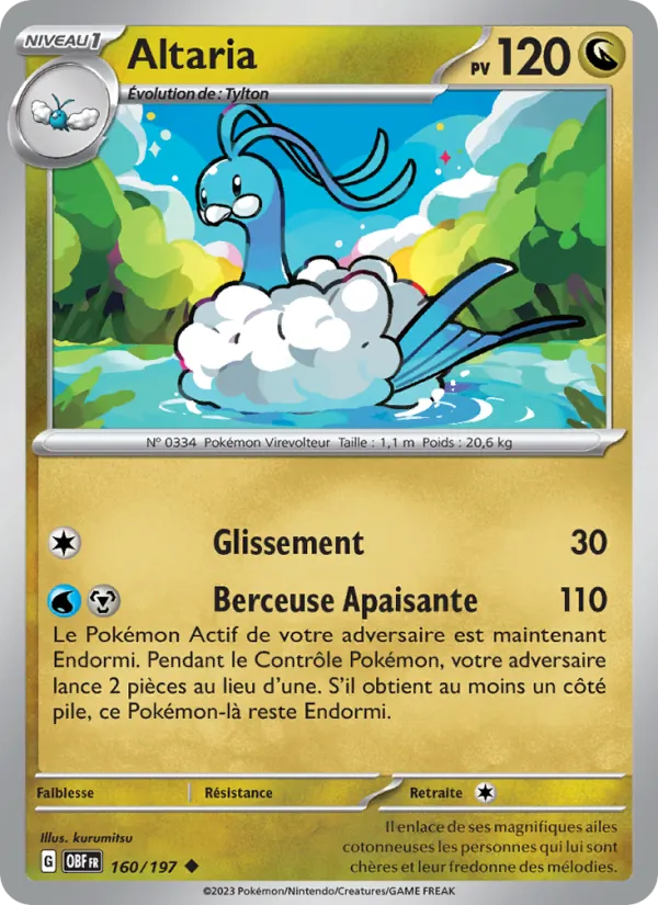 Altaria (Obsidian Flames #160/197)