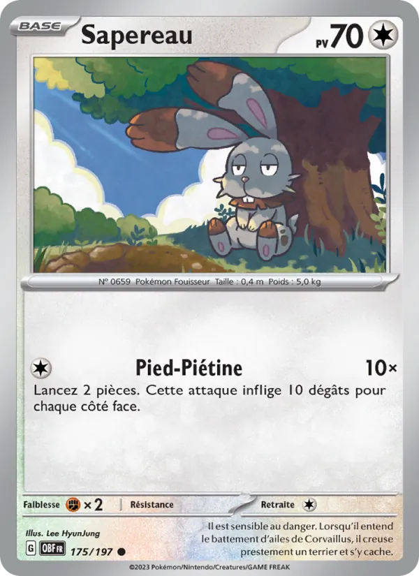 Sapereau (Flammes Obsidiennes #175/197)