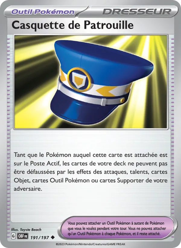 Casquette de Patrouille (Obsidian Flames #191/197)