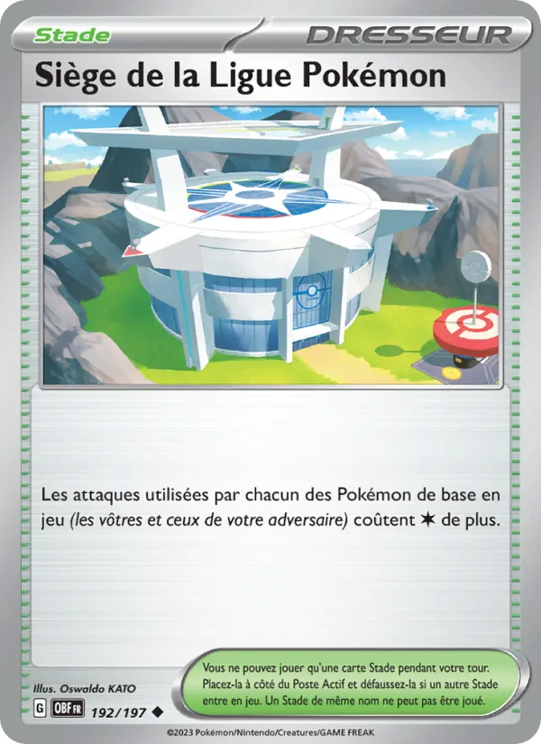 Siège de la Ligue Pokémon (Obsidian Flames #192/197)