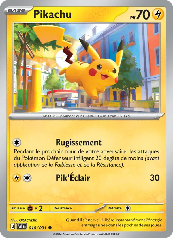 Pikachu (Destinées de Paldea #018/91)