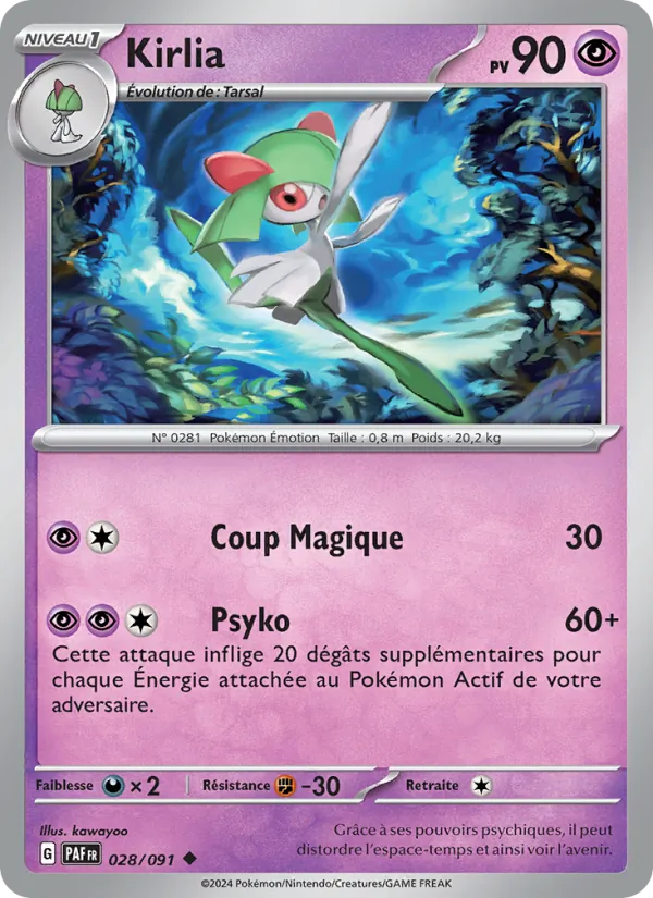 Kirlia (Destinées de Paldea #028/91)