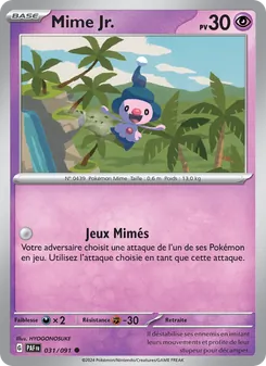 Mime Jr. (Destinées de Paldea #031/91)