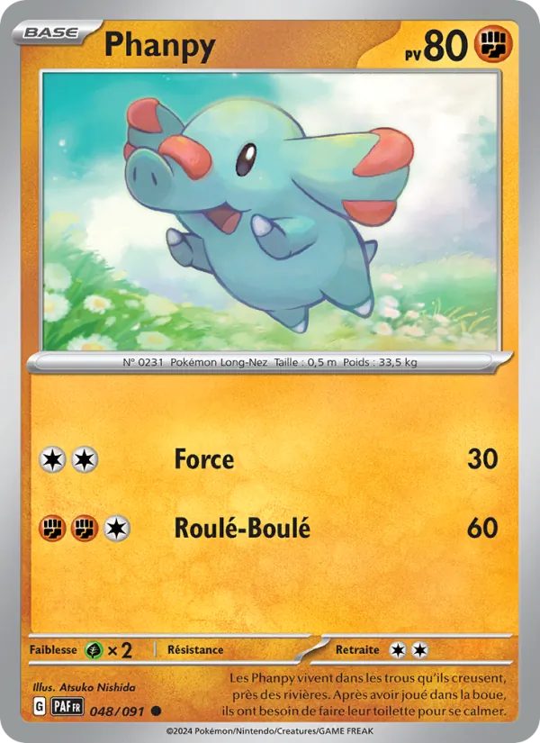 Phanpy (Destinées de Paldea #048/91)