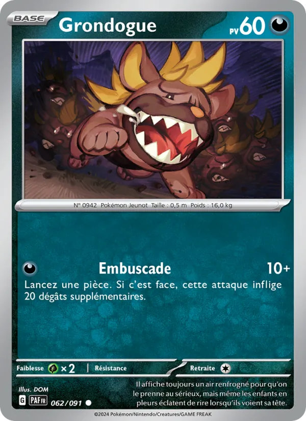 Grondogue (Destinées de Paldea #062/91)