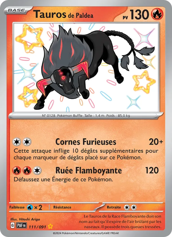 Tauros de Paldea (Paldean Fates #111/91)