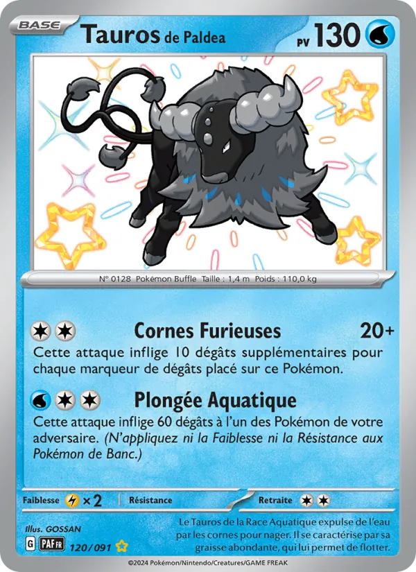 Tauros de Paldea (Destinées de Paldea #120/91)