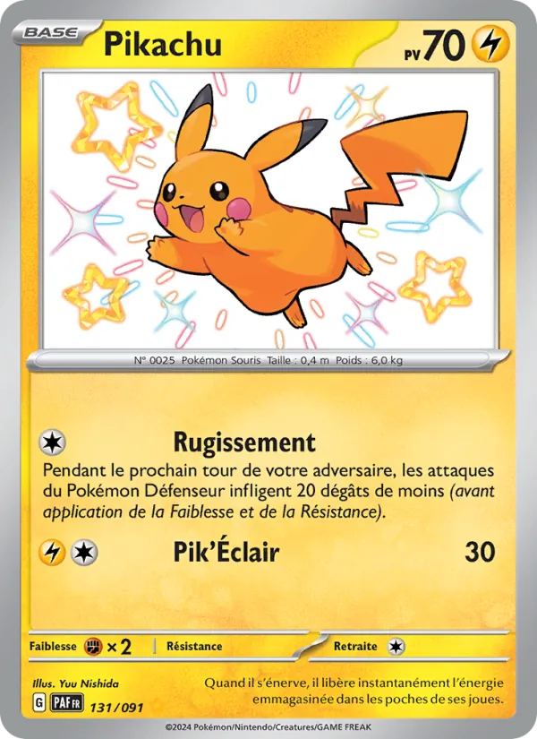Pikachu (Destinées de Paldea #131/91)