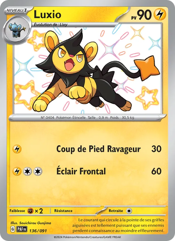 Luxio (Destinées de Paldea #136/91)