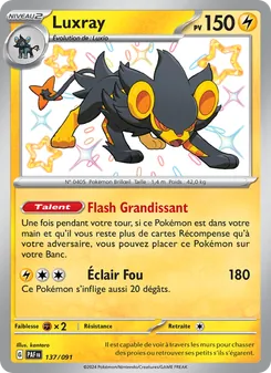 Luxray (Destinées de Paldea #137/91)
