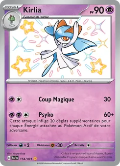Kirlia (Destinées de Paldea #154/91)
