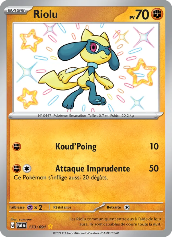 Riolu (Destinées de Paldea #173/91)