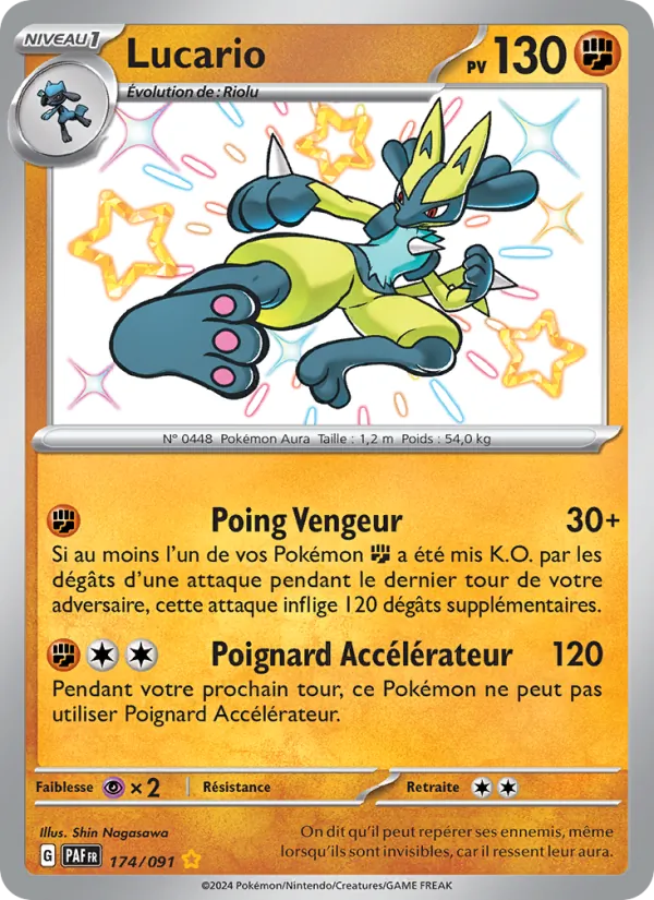 Lucario (Destinées de Paldea #174/91)