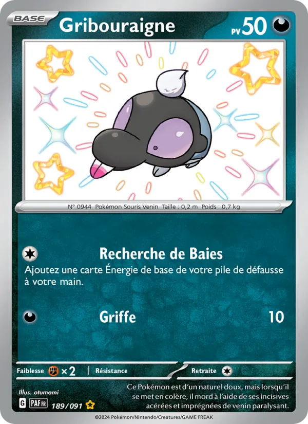 Gribouraigne (Destinées de Paldea #189/91)