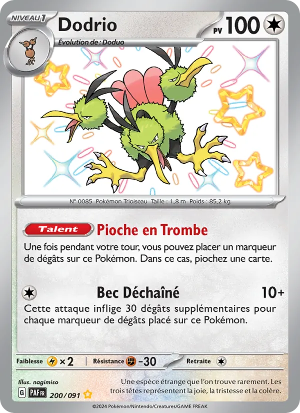Dodrio (Destinées de Paldea #200/91)