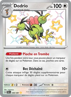 Dodrio (Destinées de Paldea #200/91)