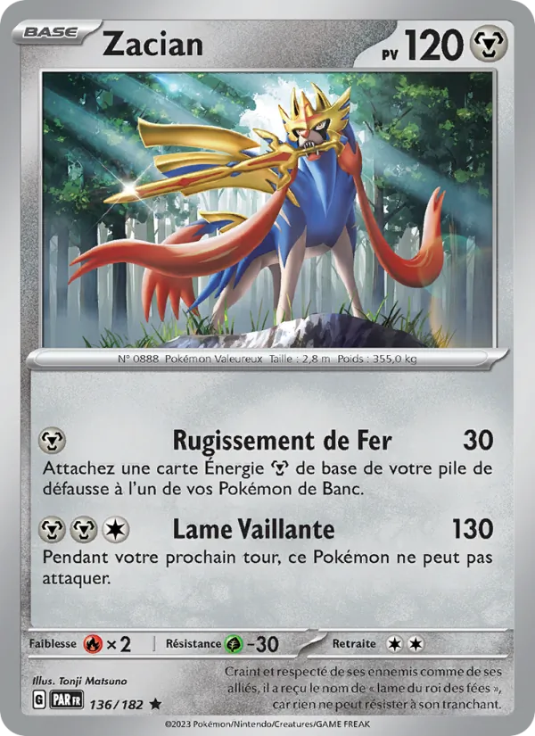 Zacian (Paradox Rift #136/182)