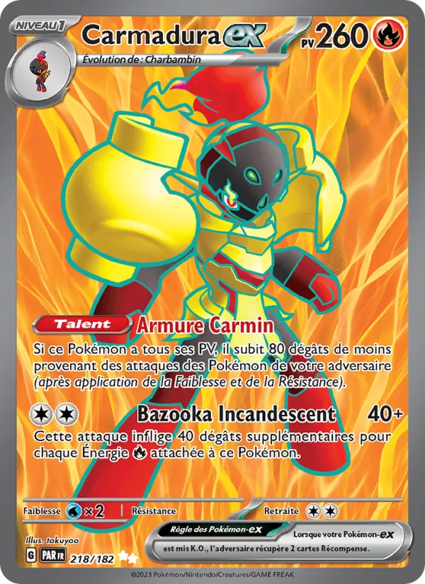 Carmadura-ex (Faille Paradoxe #218/182)