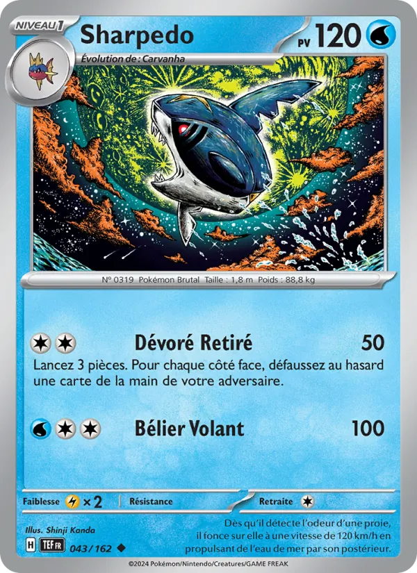 Sharpedo (Forces Temporelles #043/162)
