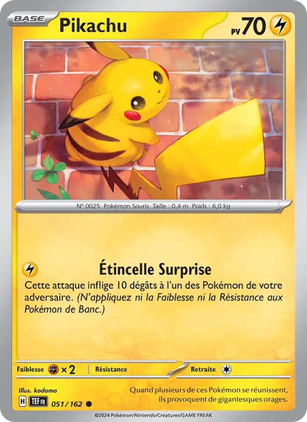 Pikachu (Forces Temporelles #051/162)