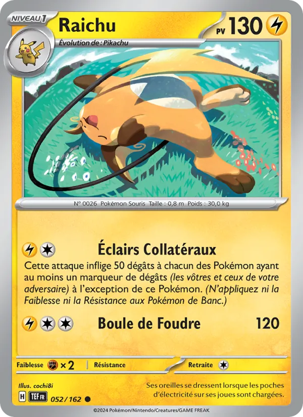 Raichu (Temporal Forces #052/162)